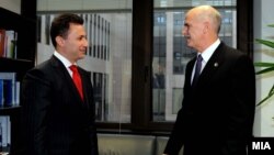 Од неодамнешната средба во Брисел меѓу Груевски и Папандреу 