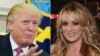 Președintele Donald Trump și actrița porno Stormy Daniels