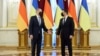 Գերմանիայի կանցլեր Օլաֆ Շոլցը և Ուկրաինայի նախագահ Վլադիմիր Զելենսկին, Կիև, 14-ը փետրվարի, 2022թ.