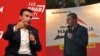 Zoran Zaev i Lidhjes Social-Demokrate të Maqedonisë dhe Hristian Mickoski i VMRO DPMNE-së 
