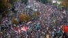 Протестувальник у Мінську. 25 жовтня, 2020 року