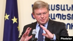 EU Enlargement Commissioner Stefan Fuele