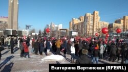 During the protests on January 23 and 31, police detained thousands of people in cities across the country. In Irkutsk, at least 74 people were punished for administrative offenses such as attending an unsanctioned rally or disobeying police. (file photo)