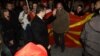 Претседателот на ВМРО-ДПМНЕ Никола Груевски ја прослави победата на локалните избори 2013 на плоштадот „Македонија“ во Скопје. 