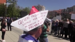 Protestë e punëtorëve të KEDS-it