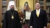 Державний секретар США Майк Помпео і глава Православної церкви України Епіфаній. Київ, 31 січня 2020 року