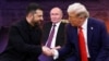 Владимир Путин, Дональд Трамп и Владимир Зеленский (коллаж)