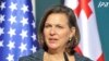 Diplomata americană Victoria Nuland în cursul călătoriei întreprinse în decembria în Georgia