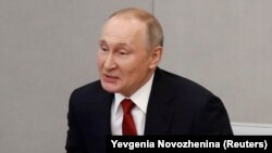 Владимир Путин 10 мартта Русия думасында чыгыш ясый