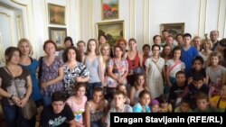 Deca iz Dečjeg sela Kraljevo tokom posete Pragu