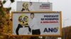 Білборди з передвиборчою агітацією лідера партії АНО Андрея Бабіша в Празі, 18 жовтня 2017 року