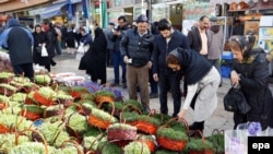 Iranians buying items to celebrate the Persian New Year in Tehran. (file photo)