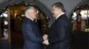 Президент України Петро Порошенко (праворуч) і державний секретар США Рекс Тіллерсон. Давос, 26 січня 2018 року 