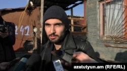 Տիգրան Համասյանը Գյումրիում, 27-ը փետրվարի, 2016թ․ 