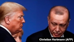 Donal Trump și Recep Erdogan, imagine de arhivă.
