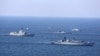 Nave în formație în timpul exercițiului Sea Breeze 