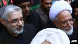 The whereabouts of opposition leaders Mir Hossein Musavi and Mehdi Karrubi remain unknown. 