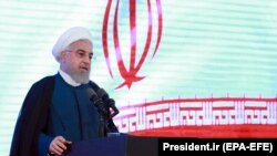 د ایران ولسمشر حسن روحاني نن د اګسټ په ۲۷مه د یوې ټلوېزیوني وینا پر مهال.