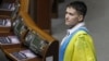 Надія Савченко під час засідання Верховної Ради. Київ, 31 травня 2016 року