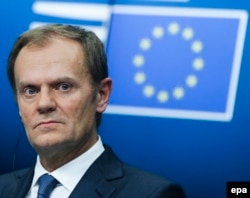 European Council President Donald Tusk