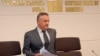 Armenia - Central Bank Governor Artur Javadian holds a news conference, 14Jun2011.