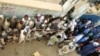 Afghans stand in line to vote in Balkh Province on June 14.