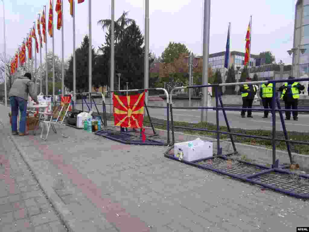 Протести на професионалните војници - Протести на професионалните војници