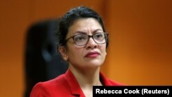 Rashida Tlaib, membra Congresului american. 15 august 2019