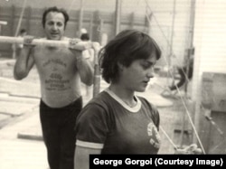 Nadia Comaneci with George Gorgoi, her coach from 1978 to 1980.