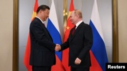 Vladimir Putin va Si Szinpin. Ostona, 3-iyul, 2024.