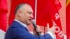 Președintele Igor Dodon la manifestațiile de 1 Mai la Chișinău, 2017 