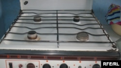 Tajik households are without gas.