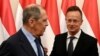 Szergej Lavrov orosz és Szijjártó Péter magyar külügyminiszter Budapesten, 2021 augusztus 24-én.