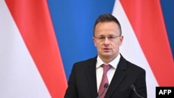 Hungarian Foreign and Trade Minister Peter Szijjarto (file photo)
