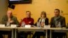 Sa konferencije za novinare REKOM-a, Beograd, 24. januar 2014.