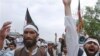 Protest At Pakistani Embassy Over Afghan Border Clashes