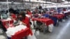 Armenia - Workers at a textile factory in Gyumri, 1Aug2015.