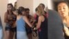 Kazakhstan - Unidentified women attack journalists in Almaty