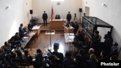 Ավետիսյանների սպանության գործով դատական նիստերից մեկը, արխիվ
