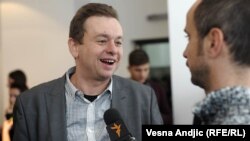 Goran Miletić u razgovoru sa novinarom RSE Zoranom Glavonjićem