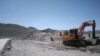 Construction on the China-Pakistan Economic Corridor road in Balochistan.