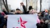 Protest în fața Parlamentului, în timp ce socialiștii și deputații din Pro Moldova adoptau un pachet de legi complicate și controversate, unele dintre ele, Chișinău, 3 decembrie 2020. 