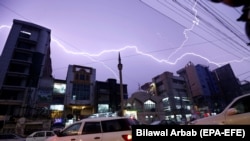 Four children under the age of 10 were among the dead in Pakistan due to bad weather. (file photo)