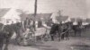 Примусовий збір зерна в селі Кандель, 1932-1933 роки