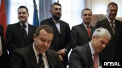 Lideri stranka koalicije Ivica Dačić i Boris Tadić, arhiv