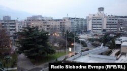 Pamje nga Shkupi, kryeqyteti i Maqedonisë