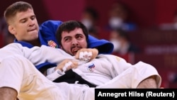 Seventeen judokas from Russia and two from its ally Belarus were listed as competing at the world championships despite several of them having apparent ties with the Russian military. (file photo)