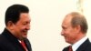 Russian Prime Minister Vladimir Putin (R) meets with Venezuelan President Hugo Chavez in Novo-Ogaryovo