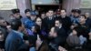 Armenia - Prosecutor-General Gevorg Kostanian (C) addresses protesters in Gyumri, 15Jan2015.