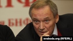 Opposition candidate Uladzimer Nyaklyaeu